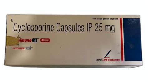 Blood Cancer Cyclosporine Capsule 25 Mg At Rs 111 Stripe In Nagpur ID