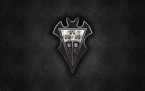 Albacete Balompie Spanish Football Club Black Metal Texture Metal