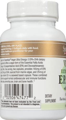 Spectrum Essentials Vegan Epa Dha Softgels Ct Kroger