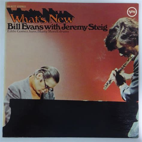 【やや傷や汚れあり】11164342【us盤verve】bill Evans With Jeremy Steig Whats New