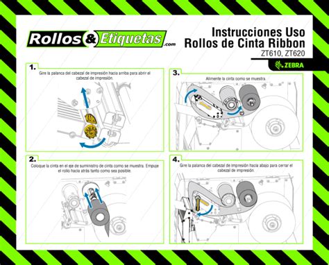 Cinta Ribbon Cera Mm X Mts Rollos Etiquetas