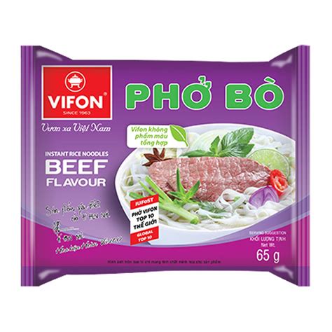 Vifon Instant Rice Noodle Beef Chicken Flavor Packs X G