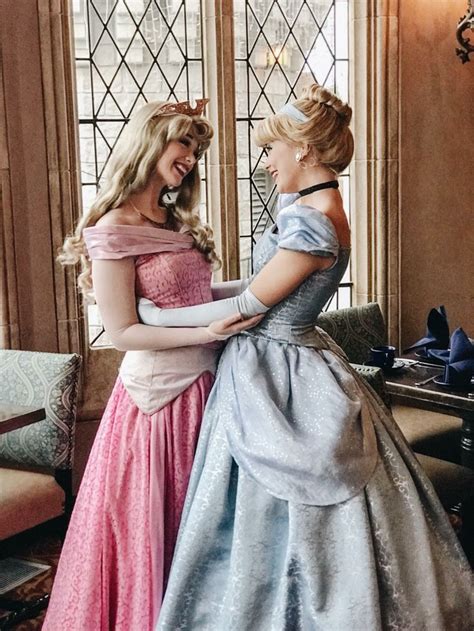 Princess Aurora Cinderella Walt Disney World Face Characters Sleeping Beauty Disney Dresses