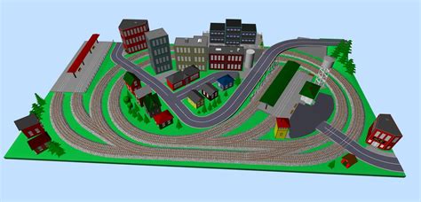 Medium Model Train Layouts & Track Plans in O scale - Various projects ...