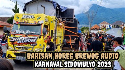 Barisan Horeg Brewok Audio Karnaval Sidomulyo Kota Batu Youtube