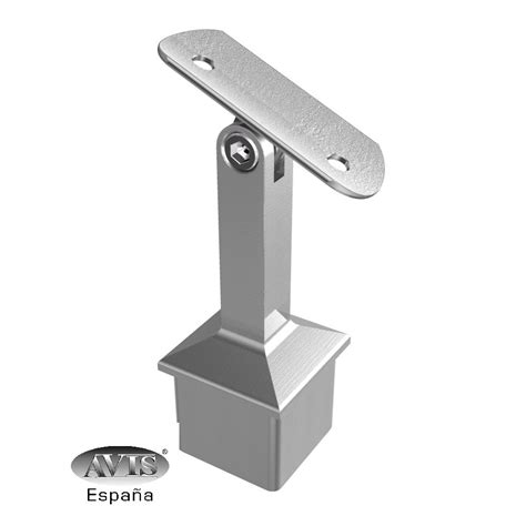 Poste Inox X Mm Con Soportes Travesa O Componentes Acero