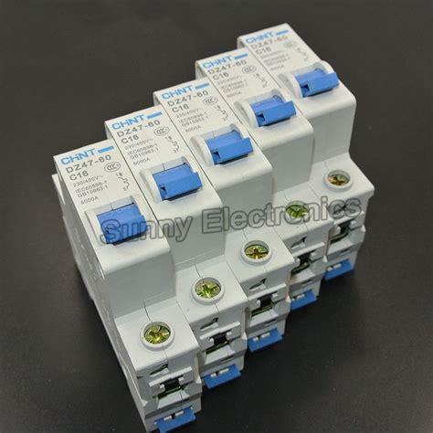 CHINT DZ47 60 C60 1P 60A Household Miniature Circuit Breaker With Over