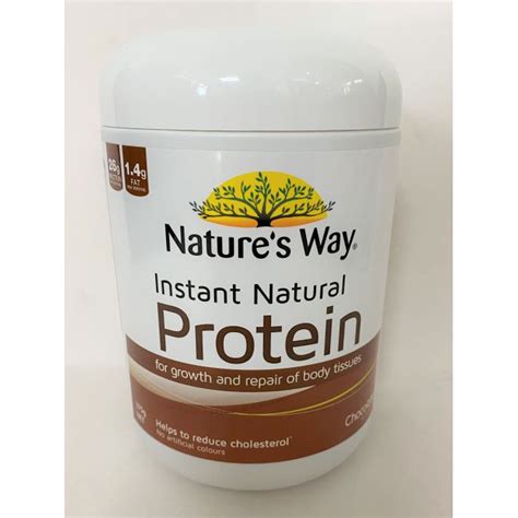 Nature S Way Instant Natural Protein Chocolate Flavour 375g Exp 12 2023