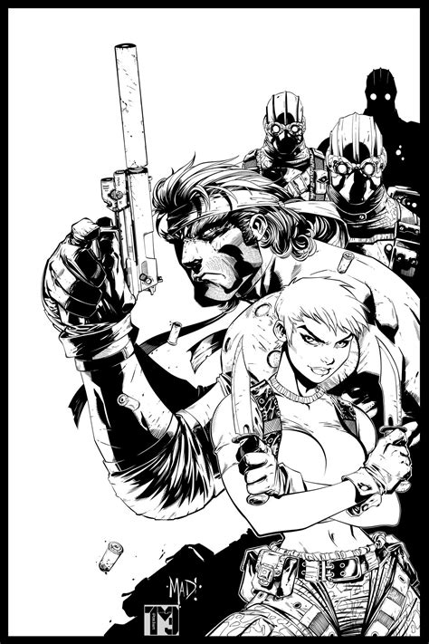 Joe Mad Mgs Inks By Tm3art On Deviantart