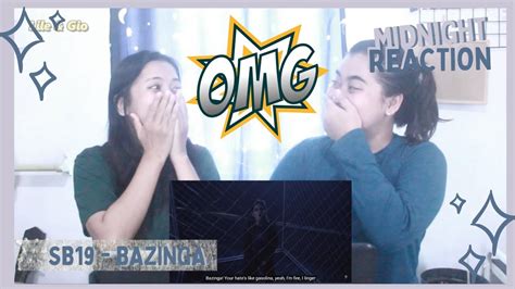 Reaction First Time React To Sb19 Bazinga Indonesian Youtube