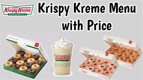 Krispy Kreme Menu Price List 2024 Philippines [updated]