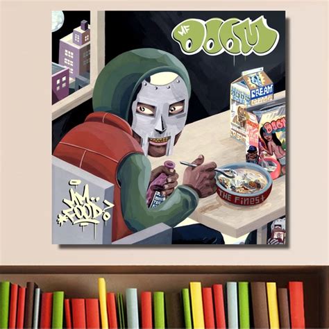 Mf Doom Mm Food Music Album Cover Poster Print On Canvas Wall Art Home Decor No Frame In