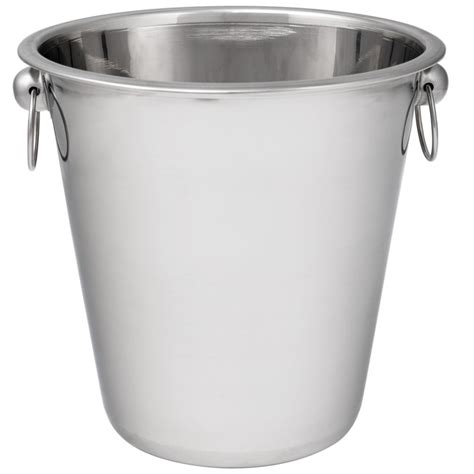 Acopa 4 Qt Smooth Stainless Steel Wine Champagne Bucket