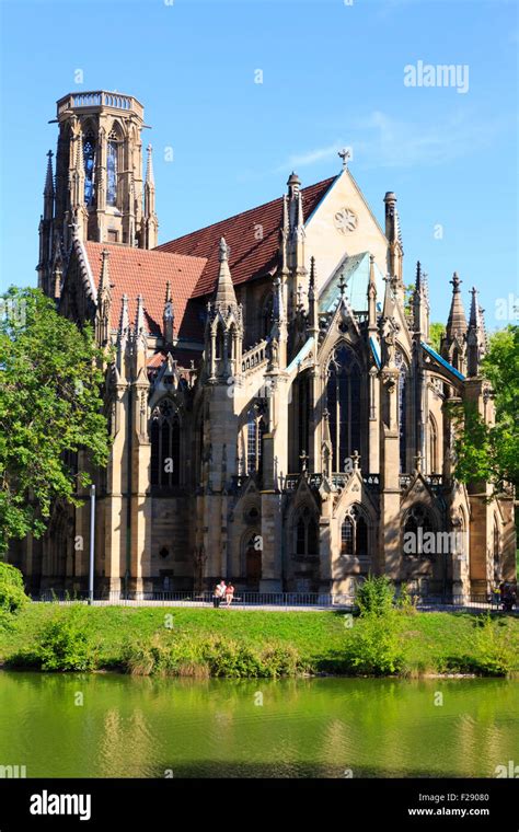 Johanneskirche Stuttgart At The Feuersee Hi Res Stock Photography And