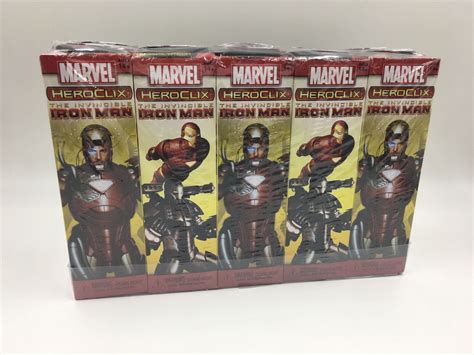 Heroclix Invincible Iron Man Booster Brick Sealed Ebay