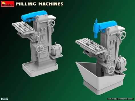 Miniart 135 Scale Milling Machines Fields Of Glory Models