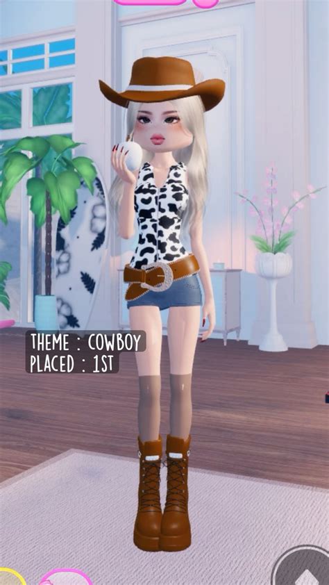 Theme Cowboy Placed 1st In 2024 Hipster Dress Dress To Impress