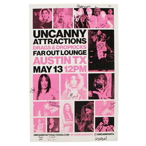 Uncanny Attractions signed poster may '23 – Feels So Good