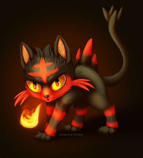 Litten By Silvixen On Deviantart