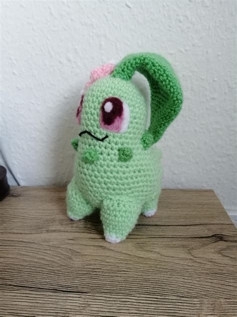 I Made Chikorita From Pokemon Pattern Available Ramigurumi