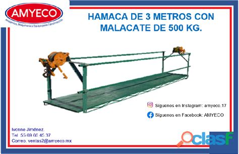 Canastilla Para Trabajo En Alturas Con Malacate Manual De Y Mts