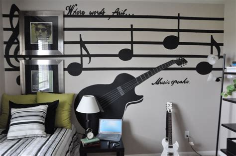 My Music Mural Music Decor Room Bedroom Decor