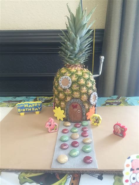 Spongebob House Made with Real Pineapple