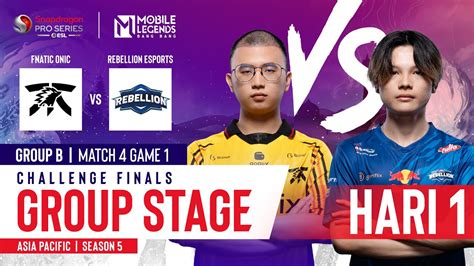 FNOC VS RBL SPS Mobile Challenge Finals Group Stage MLBB S5 Hari