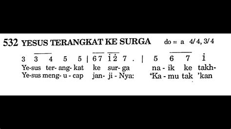 Yesus Terangkat Ke Surga Puji Syukur No Lagu Masa Paskah