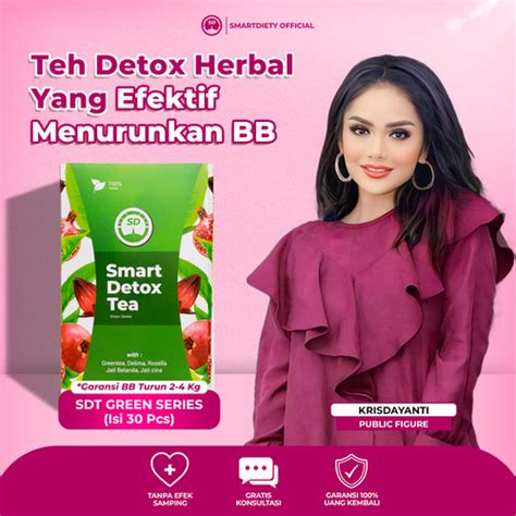 Jual Smart Detox Tea Teh Diet Pelangsing Badan Terbaik Sdt Green Jakarta Timur