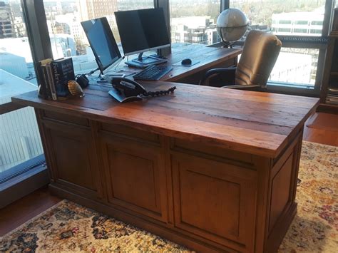 Chestnut Barnwood Desk