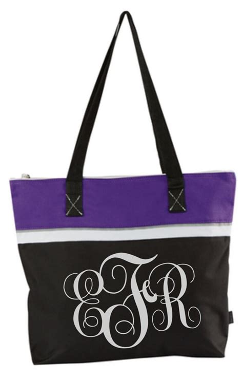 Girls monogrammed Tote Personalized Bag Custom Bag Tween | Etsy