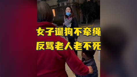 女子连声辱骂“老不死的”，疑遛狗不拴绳与带娃老人发生争执凤凰网视频凤凰网