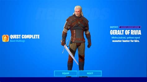 Here S How You Can Unlock Geralt Of Rivia In Fortnite Esports Net