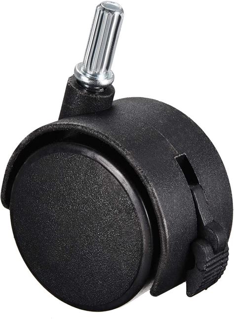 Amazon Uxcell 2inch Swivel Casters Nylon Twin Wheel 8mmx20mm Stem