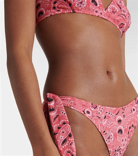 Etro Paisley Halterneck Bikini Etro