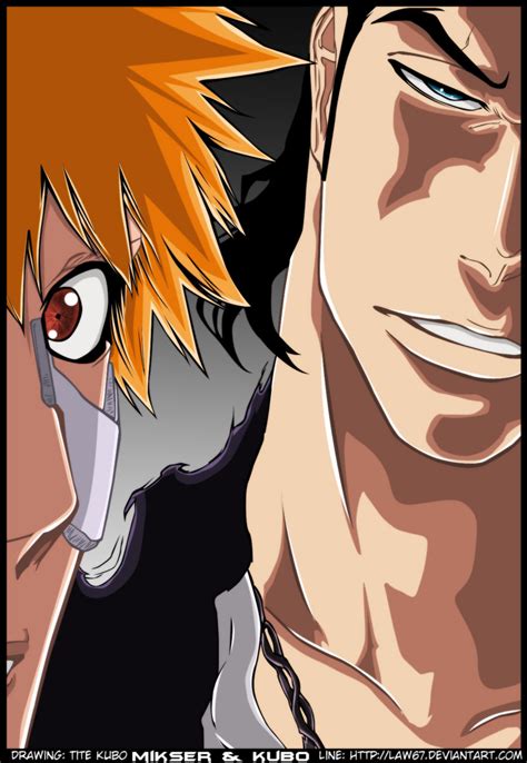 Bleach 458 Ichigo And Ginjo By Gold Mk On Deviantart