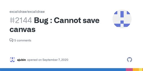 Bug Cannot Save Canvas Issue 2144 Excalidraw Excalidraw GitHub