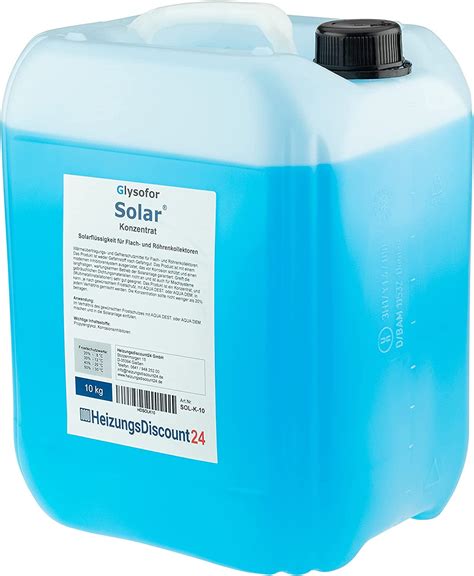 10 Liter Solarflüssigkeit Konzentrat bis 58C Frostschutz Solarfluid