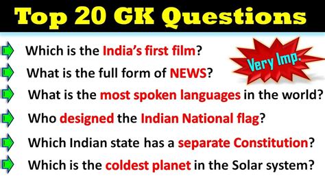 Most Interesting Gk Questions Gk In English Gk Questions And