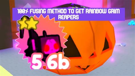 Best Fusing Method To Get Rainbow Grim Reapers Pet Sim X