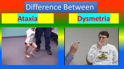 Difference between Ataxia and Dysmetria - YouTube