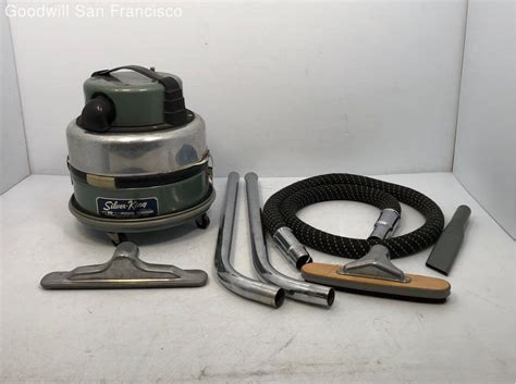 Thompson And Sons 133410 Silver King Canister Vacuum Cleaner With Accessories Ebay