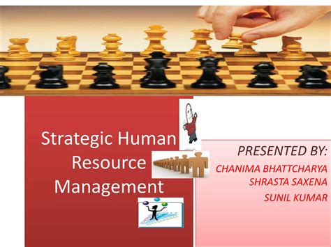 Strategic Human Resource Management Ppt Free Download