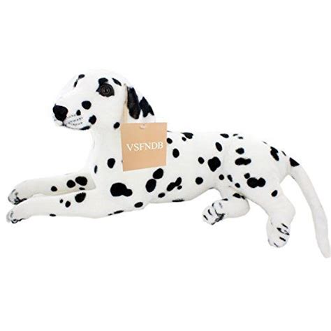 Vsfndb Dalmatian Stuffed Animal 20 Inch Large Realistic Grovel Dog