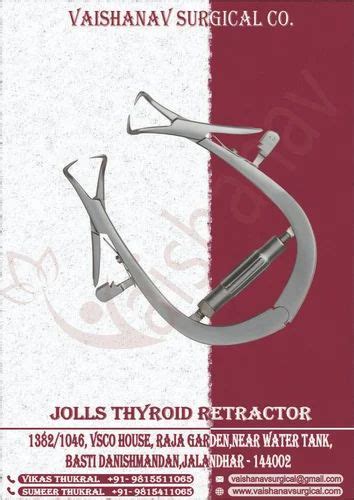 Vaishanav Jolls Thyroid Retractor For Hospital At Piece In Jalandhar