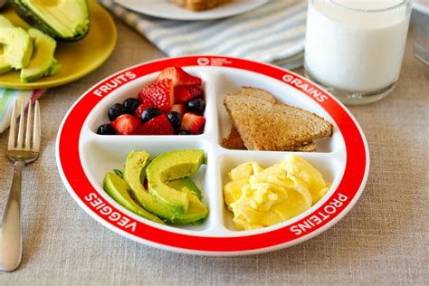 Choose MyPlate Portion Plate for Kids, (4 pack) Toddlers - Kids ...