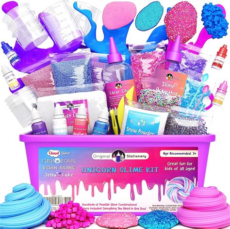 Original Stationery Unicorn Slime Kit Supplies Stuff For