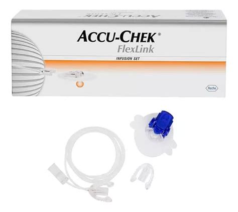 Cateter Accu chek Flexlink Cânulas 6mm Caixa C 10 Un Frete grátis