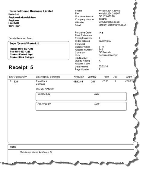 Receiving A Purchase Order Herschel Systems